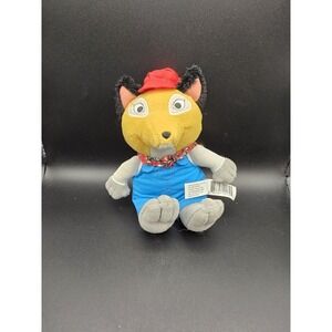 Richard Scarry Busytown Mr. FIXIT Fox Plush Stuffed Animal 6" 2010
